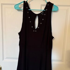 Torrid black Grommet neckline tank top 3X